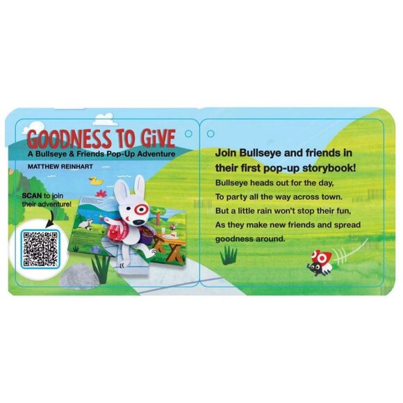 NEW! Target Bullseye Plush Stuffed Dog With Backpack & Ladybug 10" - Picture 3 of 9